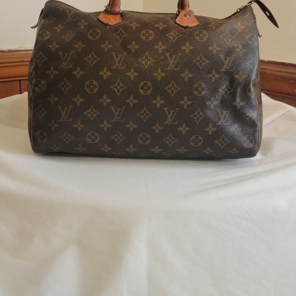 Louis Vuitton Vintage Speedy 35 Mono Date Code SP0973 (W/ COA)